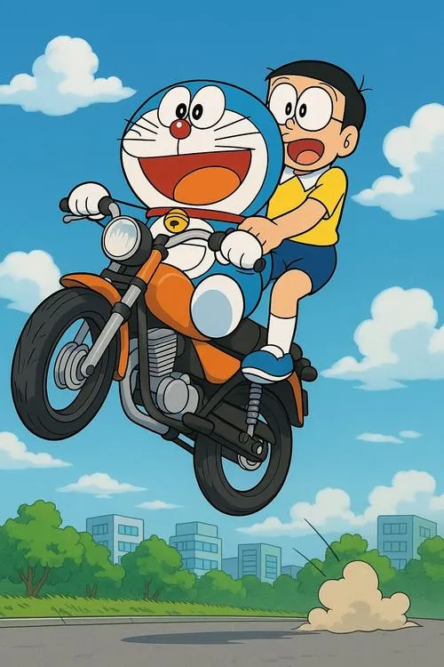 Hình Ảnh Nobita và Doremon cute 14