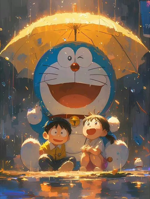 Hình Ảnh Nobita và Doremon cute 23
