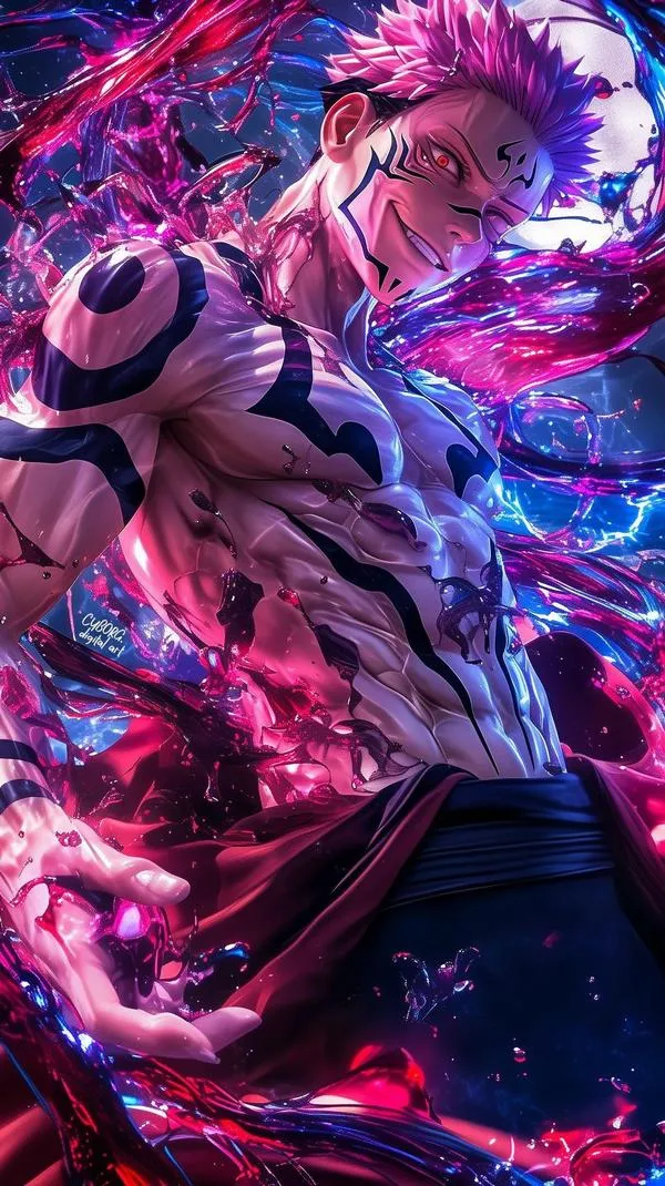 Hình Ảnh Sukuna Ryomen ngầu 1