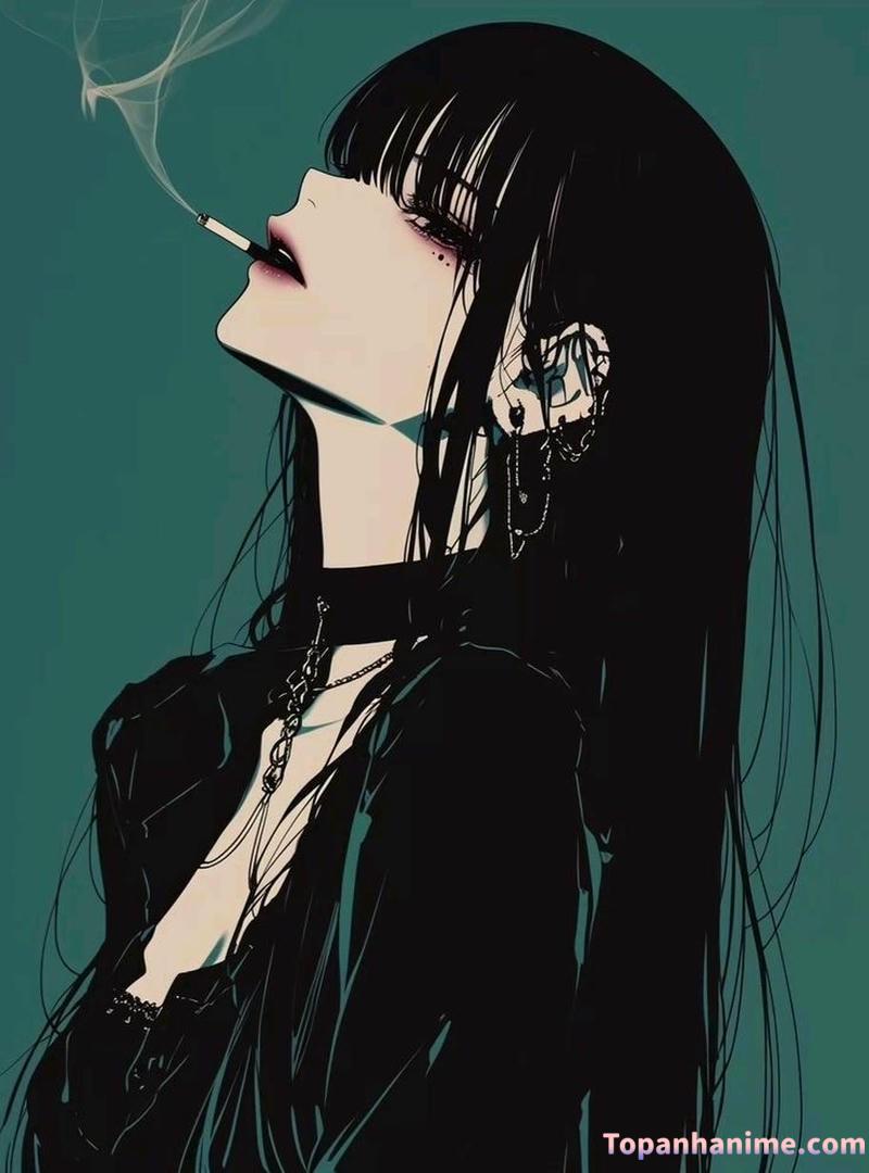 ảnh anime hút thuốc 32