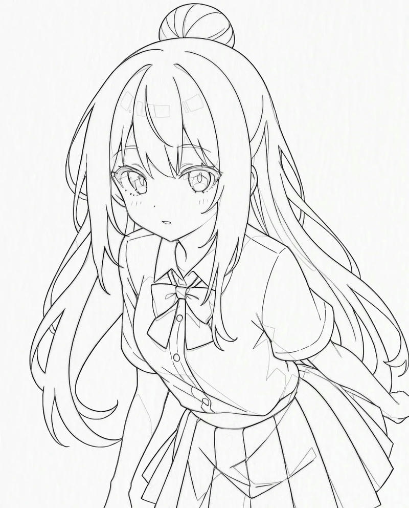 ảnh anime không màu 39