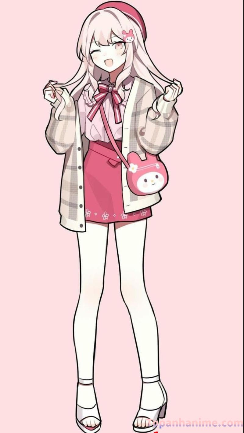 ảnh gái anime mặc váy ngắn 23