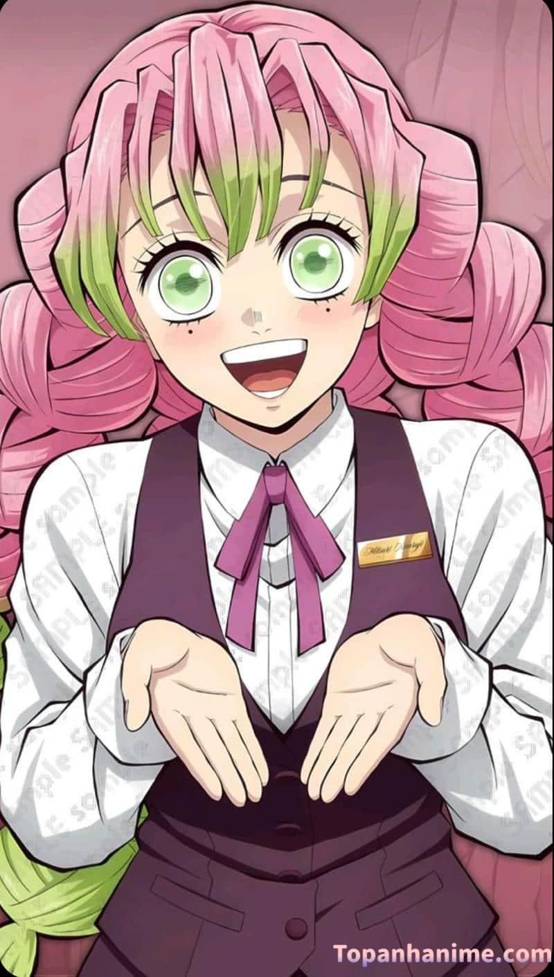 ảnh Mitsuri anime xinh đẹp 24