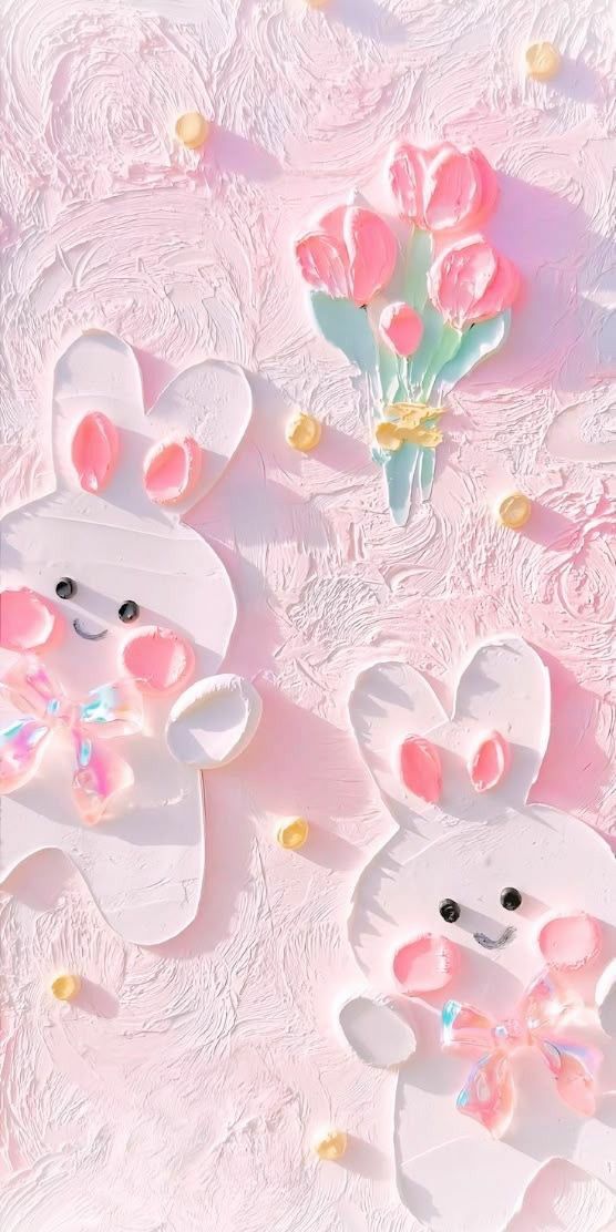 Hình nền cute màu hồng 6