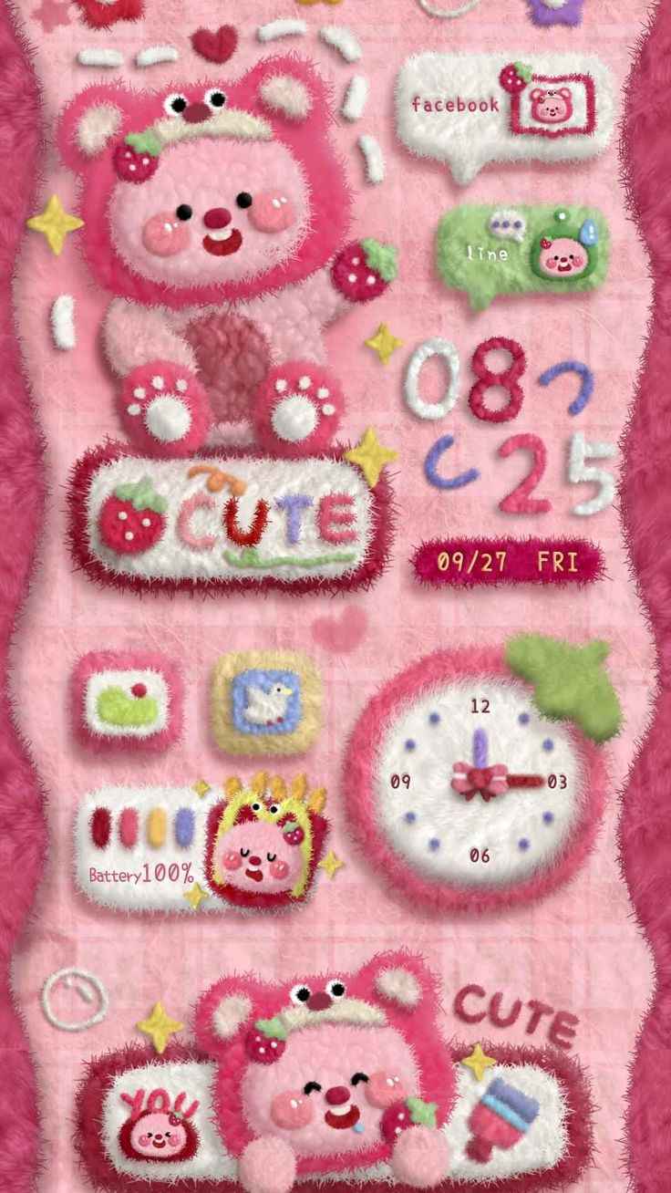 Hình nền gấu dâu 13