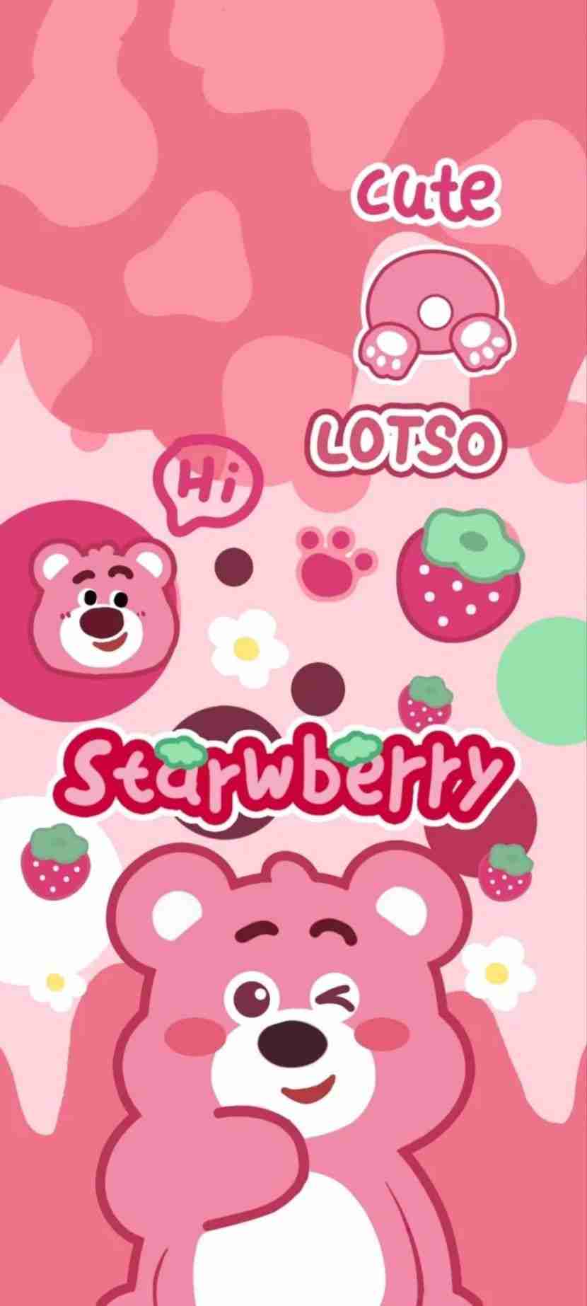 Hình nền gấu dâu cute 14