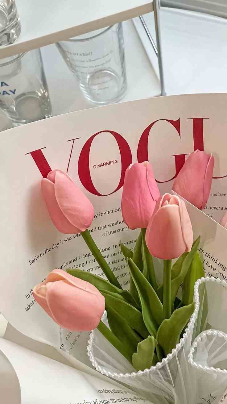 Hình nền hoa tulip chill 3