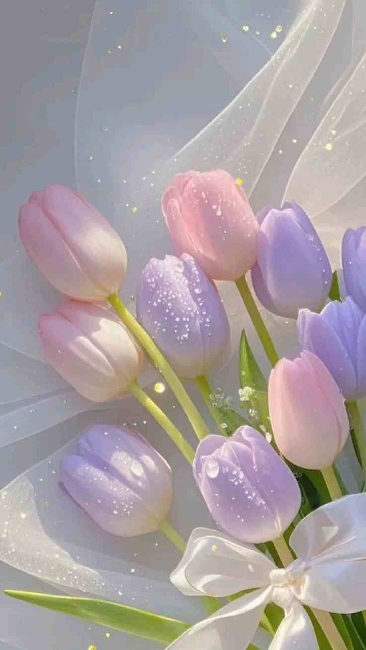 Hình nền hoa tulip chill 8