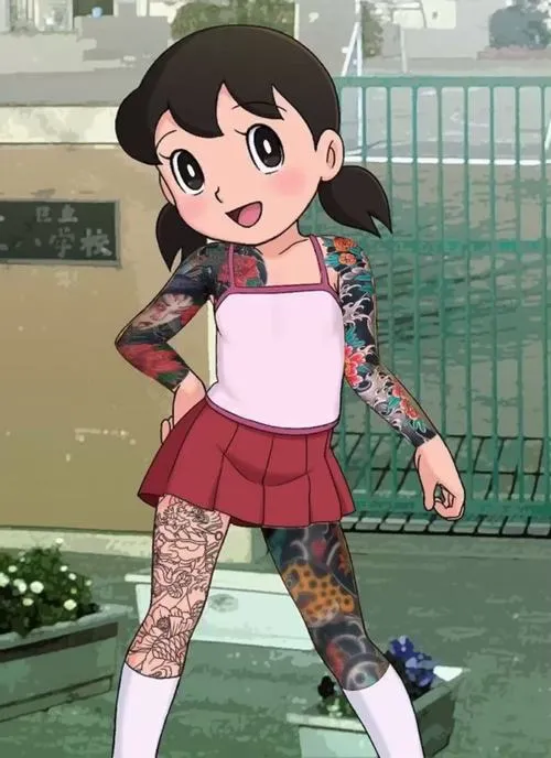 Hình Nền Nobita Xăm Trổ 8