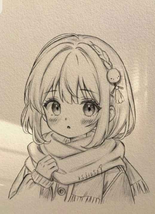 Hình Vẽ Anime Cute 16