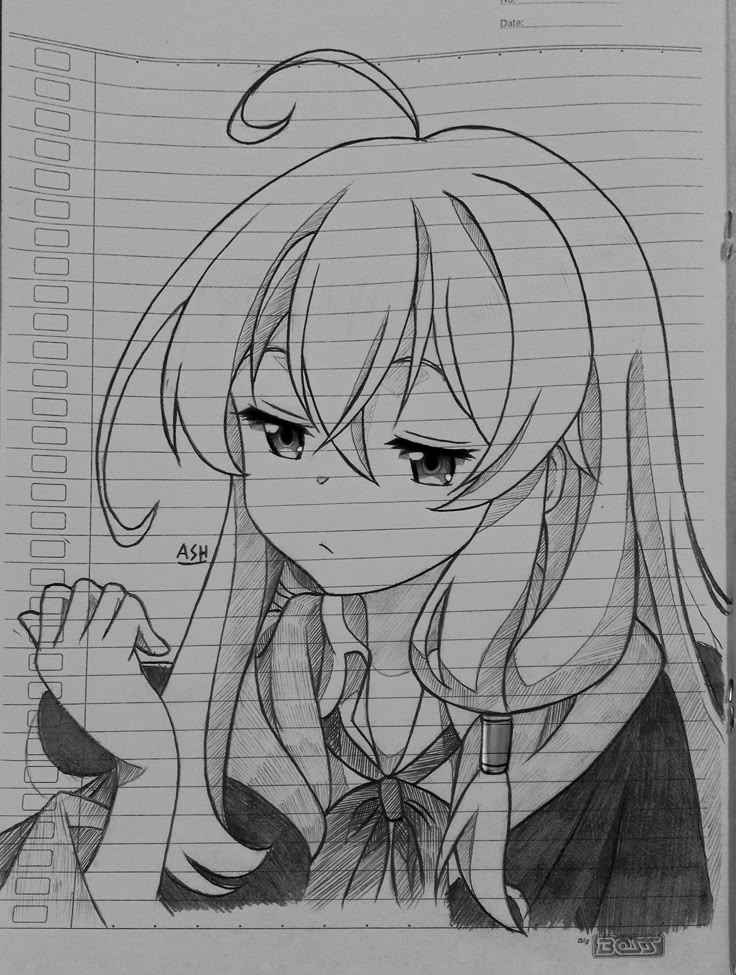 Hình Vẽ Anime Cute 10