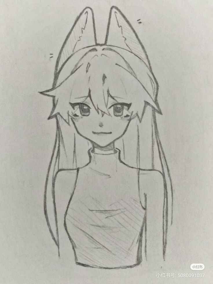 Hình Vẽ Anime Cute 7