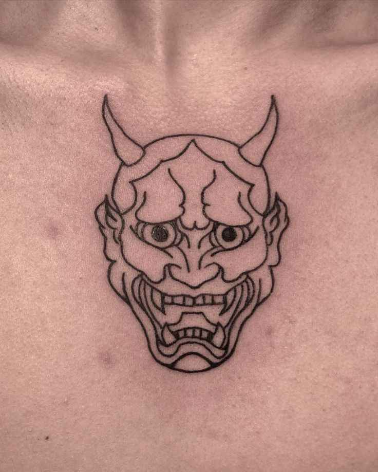 Hình Xăm Mặt Quỷ 14