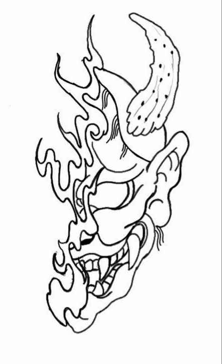 Hình Xăm Mặt Quỷ 7