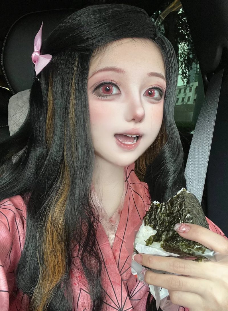 ảnh Nezuko cosplay 17