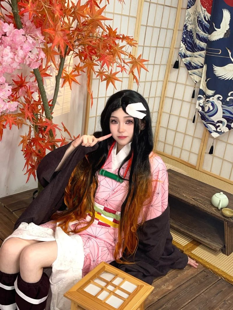 ảnh Nezuko cosplay 37
