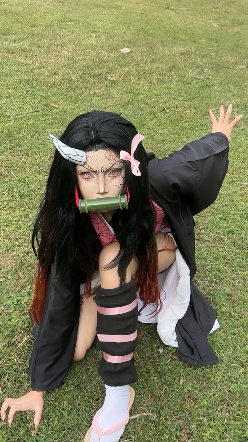 ảnh Nezuko cosplay 38
