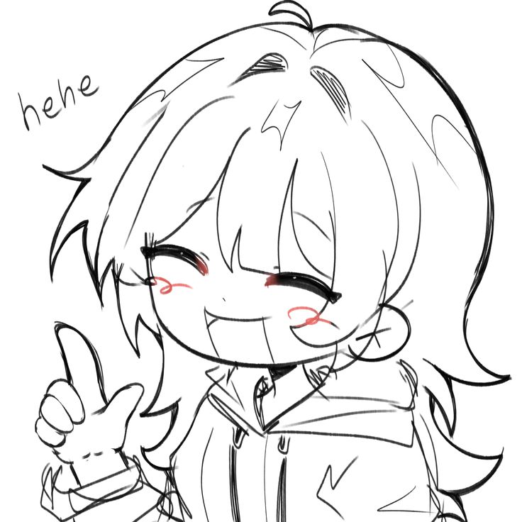 Ngộ nghĩnh anime chibi girl cute dễ vẽ 3