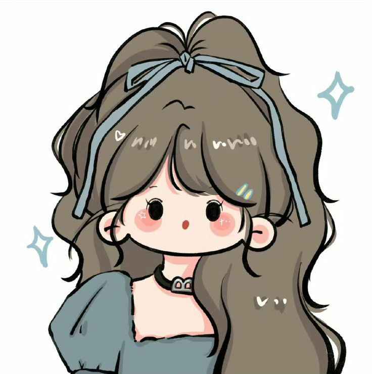 Ngộ nghĩnh anime chibi girl cute dễ vẽ 4