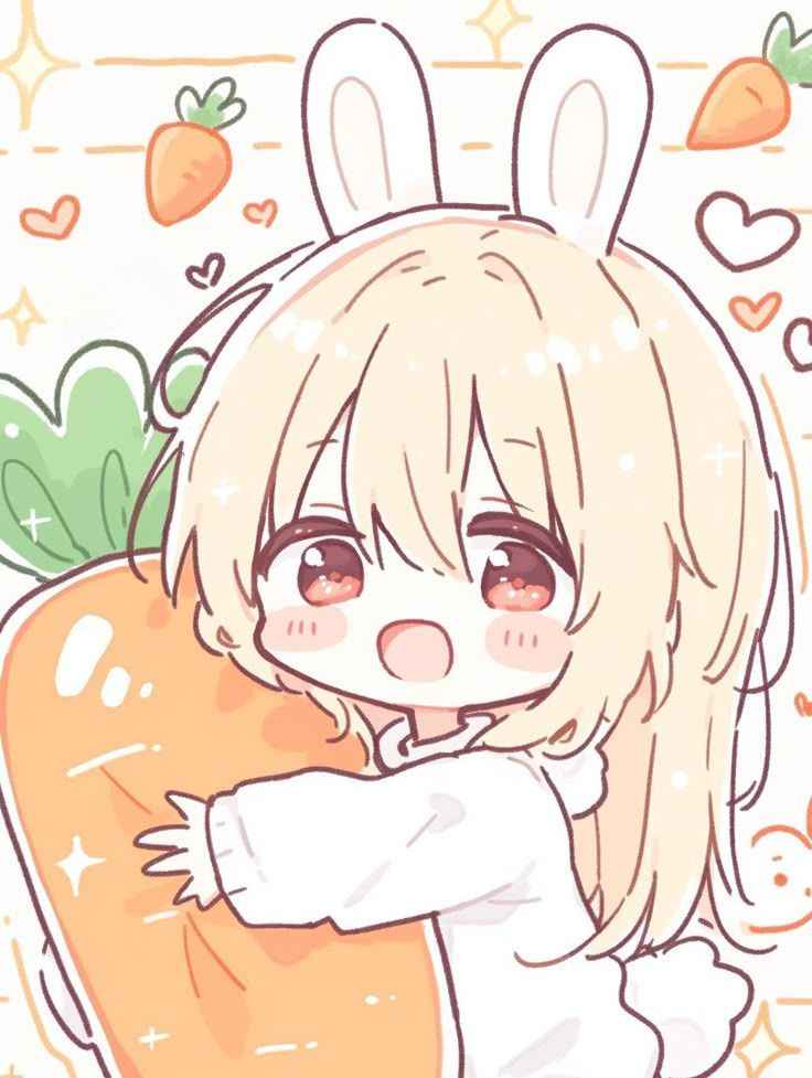 Ngộ nghĩnh anime chibi girl cute dễ vẽ 18