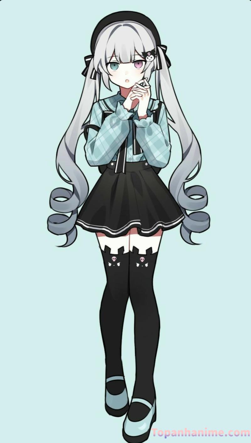 ảnh gái anime mặc váy ngắn 28