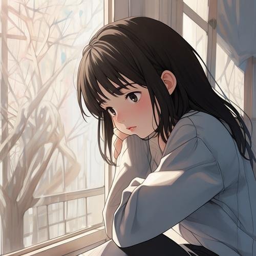 Sad DP Girl Cartoon 17