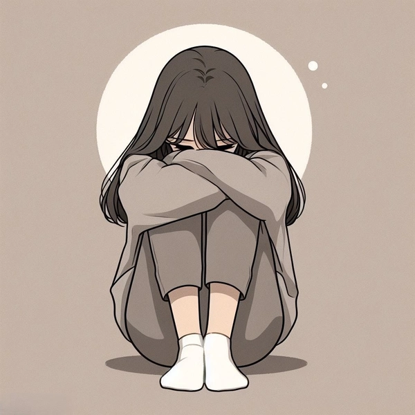 Sad DP Girl Cartoon 44