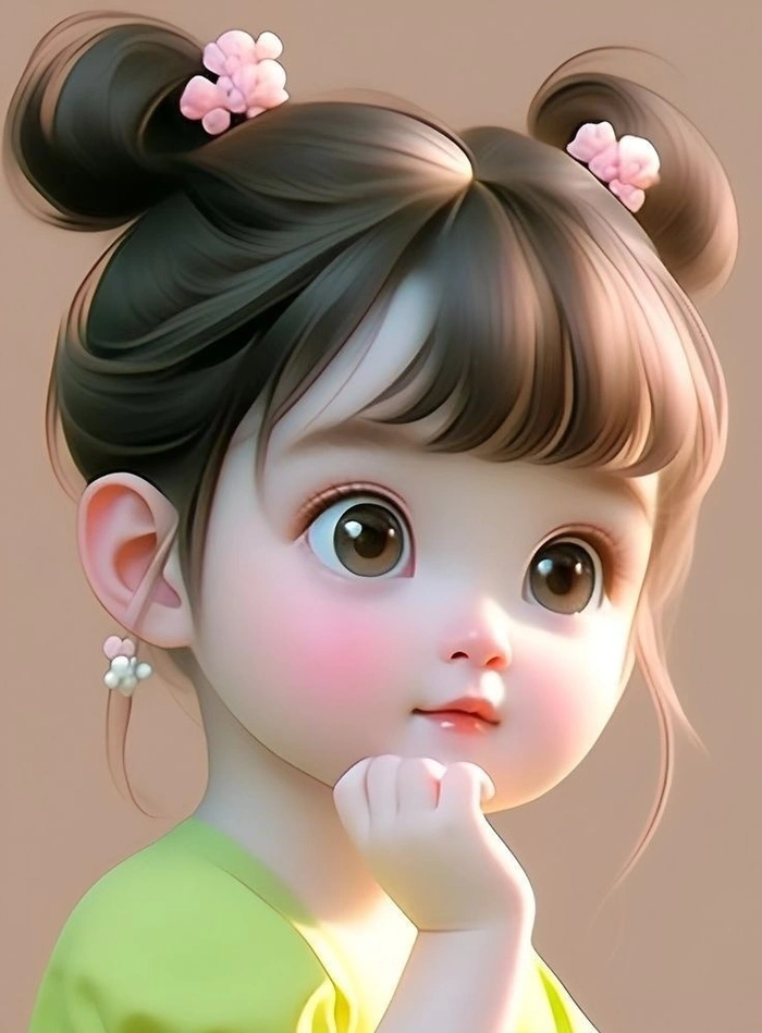 Cute Cartoon Girl Photos for WhatsApp DP 62