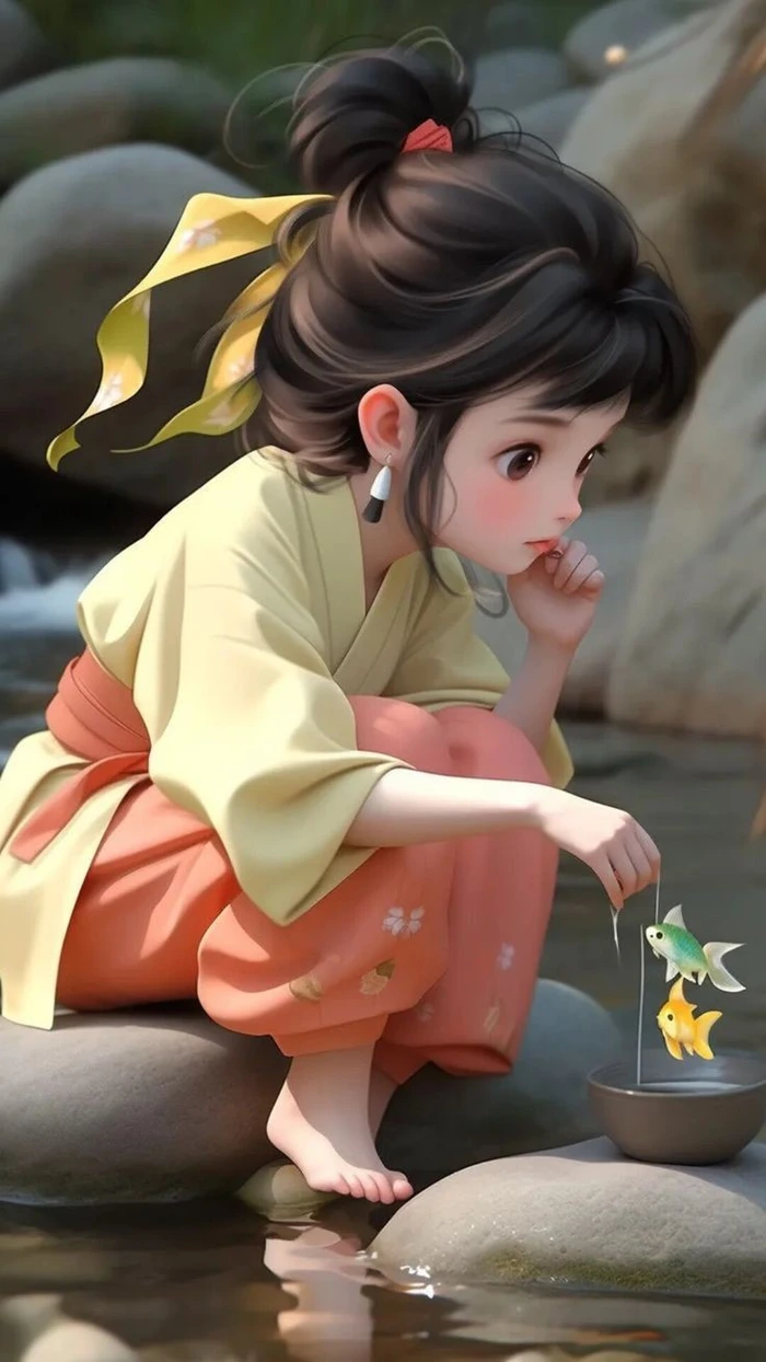 Cute Cartoon Girl Photos for WhatsApp DP 64