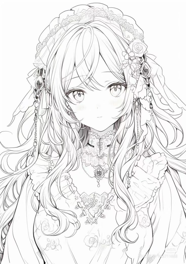 Tranh Tô Màu Anime Girl Ngầu 24