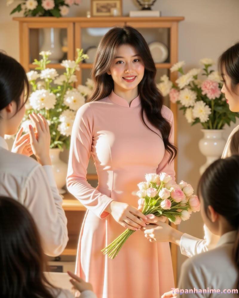 ảnh gái mặc áo dài 72